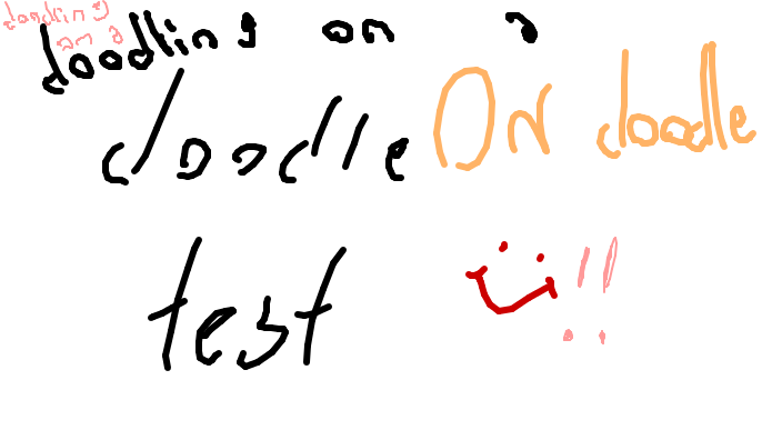Walter's doodle/screenshot of The Simpsons