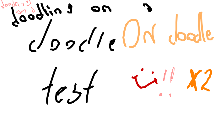 Walter's doodle/screenshot of The Simpsons