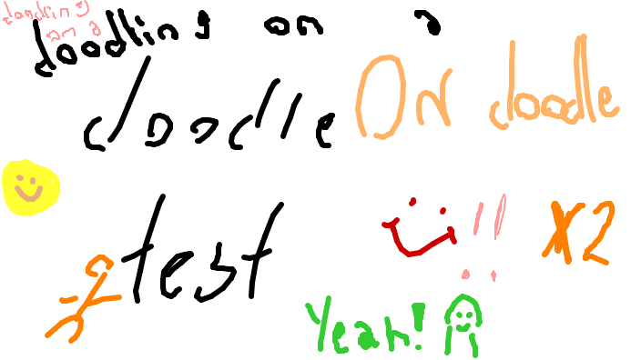 Walter's doodle/screenshot of The Simpsons