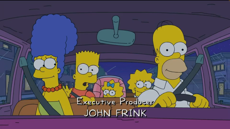 Joshua's doodle/screenshot of The Simpsons [S37 E1]