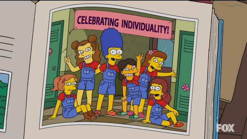 Joshua's doodle/screenshot of The Simpsons [S37 E1]