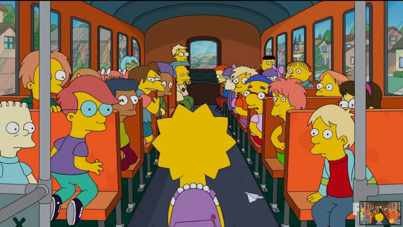 Joshua's doodle/screenshot of The Simpsons [S37 E1]