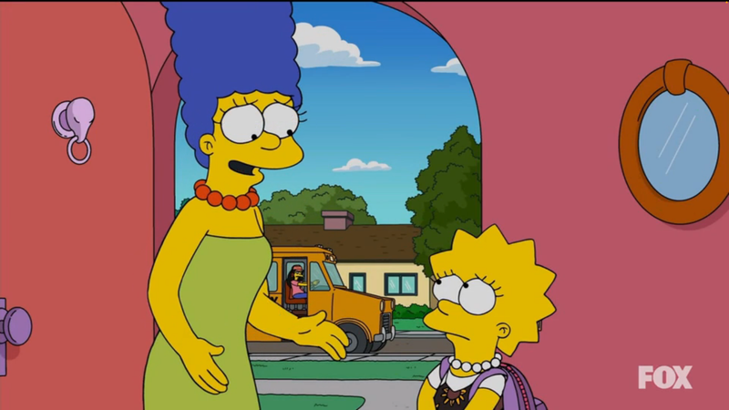 Joshua's doodle/screenshot of The Simpsons [S37 E1]