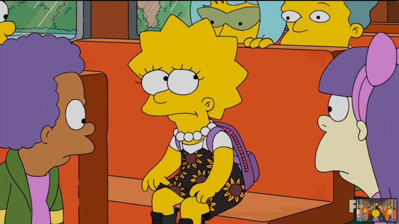 Joshua's doodle/screenshot of The Simpsons [S37 E1]