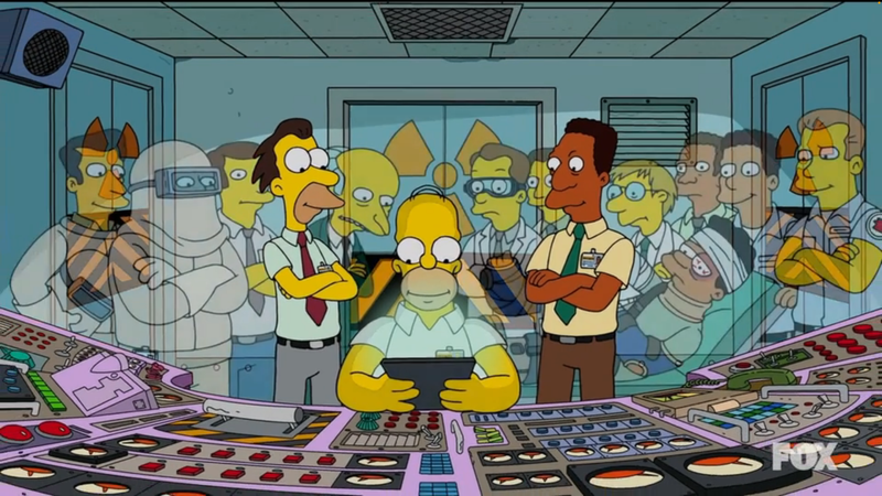 Joshua's doodle/screenshot of The Simpsons [S37 E1]