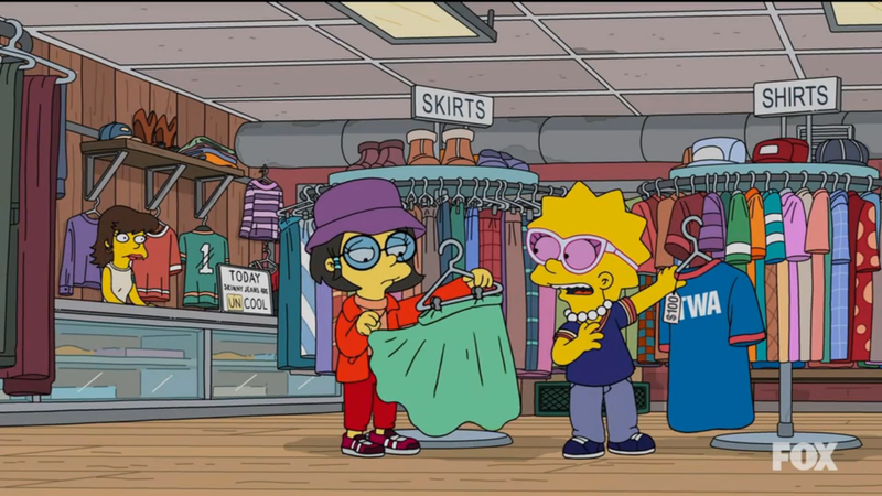 Joshua's doodle/screenshot of The Simpsons [S37 E1]