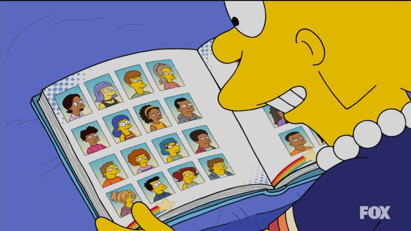 Joshua's doodle/screenshot of The Simpsons [S37 E1]