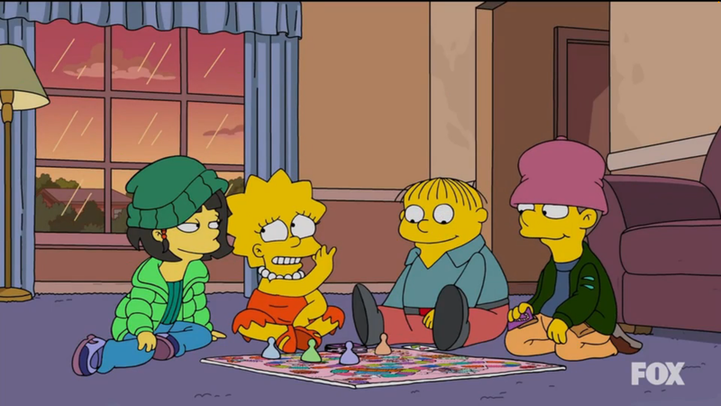 Joshua's doodle/screenshot of The Simpsons [S37 E1]