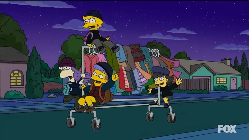 Joshua's doodle/screenshot of The Simpsons [S37 E1]