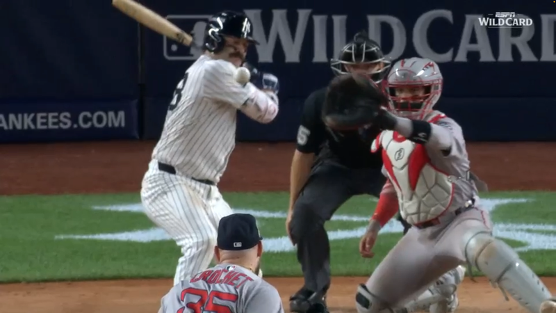 Joshua's doodle/screenshot of 2025 MLB Playoffs: Boston Red Sox at. New York Yankees