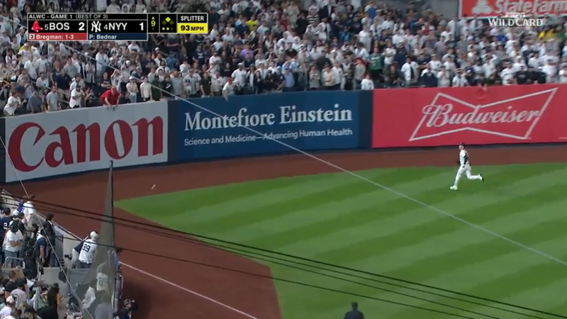 Joshua's doodle/screenshot of 2025 MLB Playoffs: Boston Red Sox at. New York Yankees