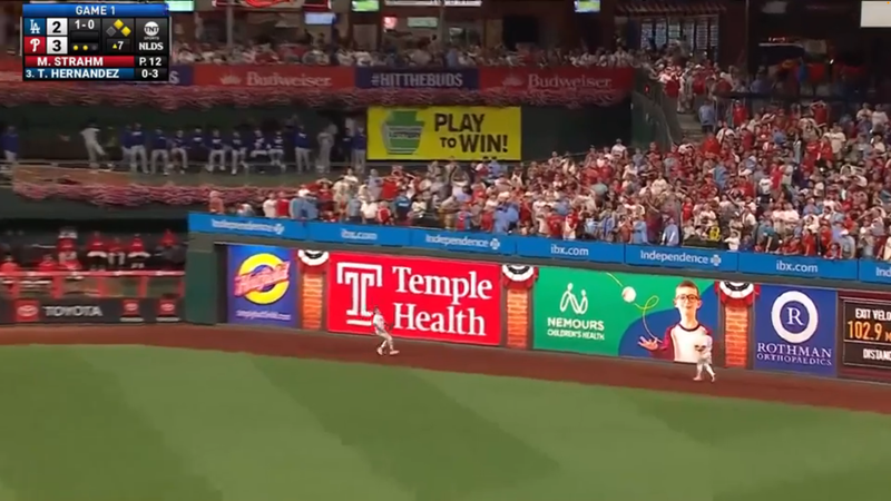 Joshua's doodle/screenshot of 2025 MLB Playoffs: Los Angeles Dodgers at. Philadelphia Phillies