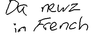 Arthus's painting of Le téléjournal