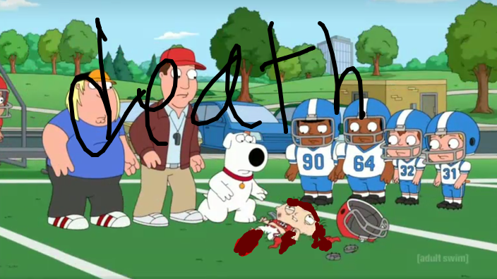 konata's doodle/screenshot of Family Guy [S15 E15]