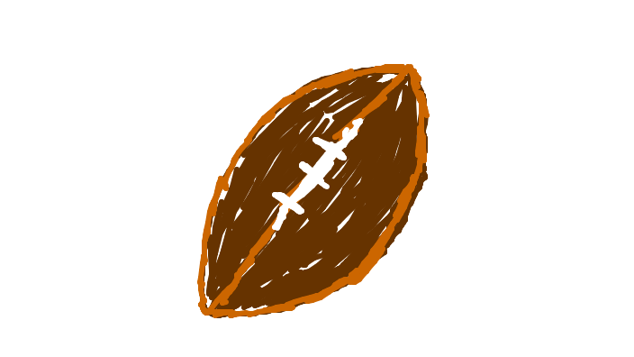 Evan's doodle/screenshot of NFL Football: Los Angeles Chargers at. Miami Dolphins