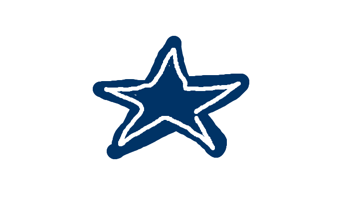 Evan's doodle/screenshot of NFL Football: Dallas Cowboys at. New York Jets