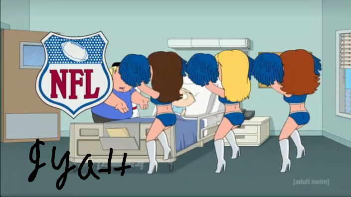 Skye's doodle/screenshot of Family Guy [S15 E15]
