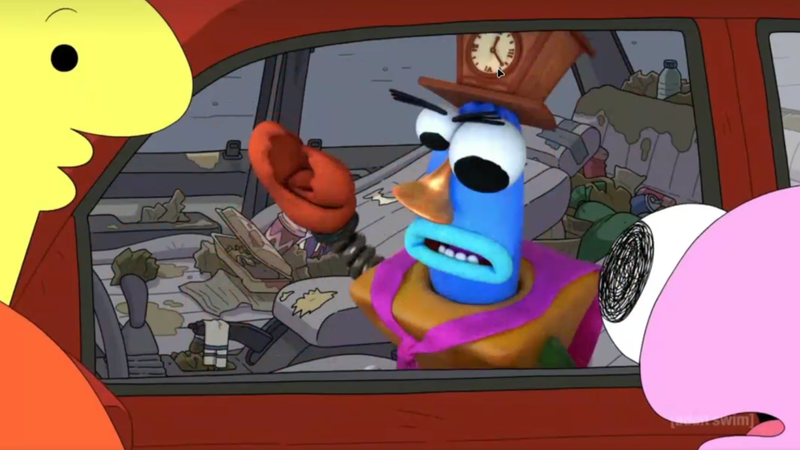 Skye's doodle/screenshot of Smiling Friends [S3 E1]