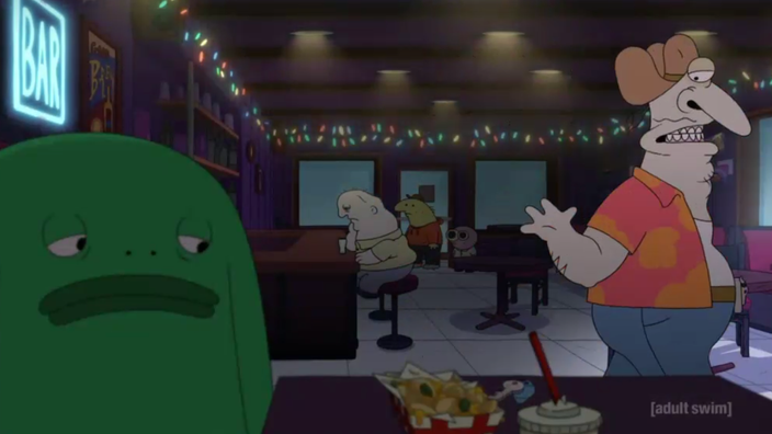 Skye's doodle/screenshot of Smiling Friends [S3 E2]