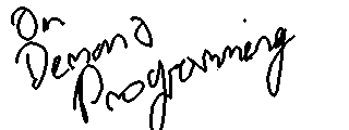 Jose's painting of On Demand Programming