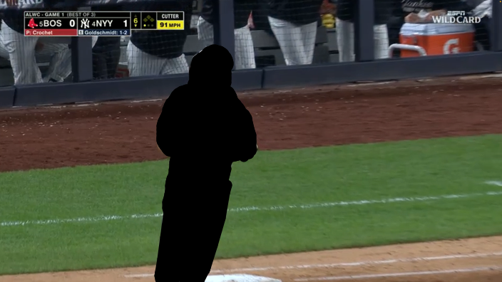 ☆Dani!★'s doodle/screenshot of 2025 MLB Playoffs: Boston Red Sox at. New York Yankees