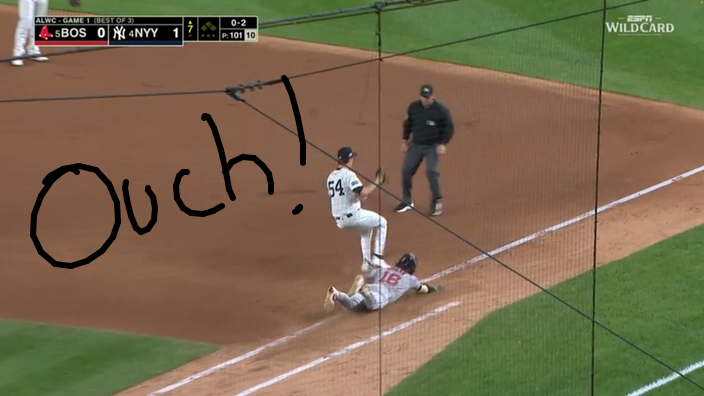 ☆Dani!★'s doodle/screenshot of 2025 MLB Playoffs: Boston Red Sox at. New York Yankees