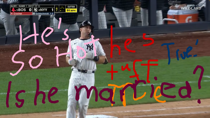 ☆Dani!★'s doodle/screenshot of 2025 MLB Playoffs: Boston Red Sox at. New York Yankees