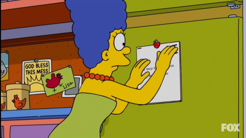 ☆Dani!★'s doodle/screenshot of The Simpsons [S37 E2]