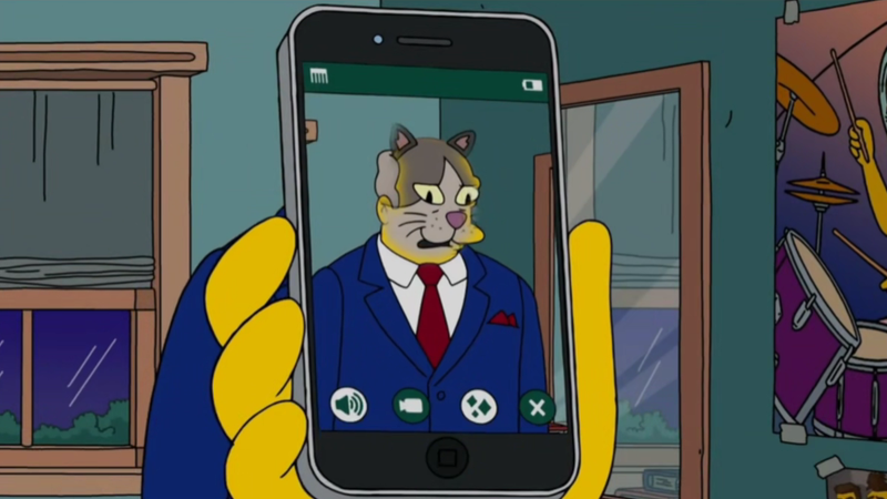 ☆Dani!★'s doodle/screenshot of The Simpsons [S37 E2]